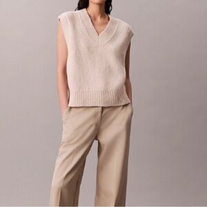 Calvin Klein Beige Knit Vest